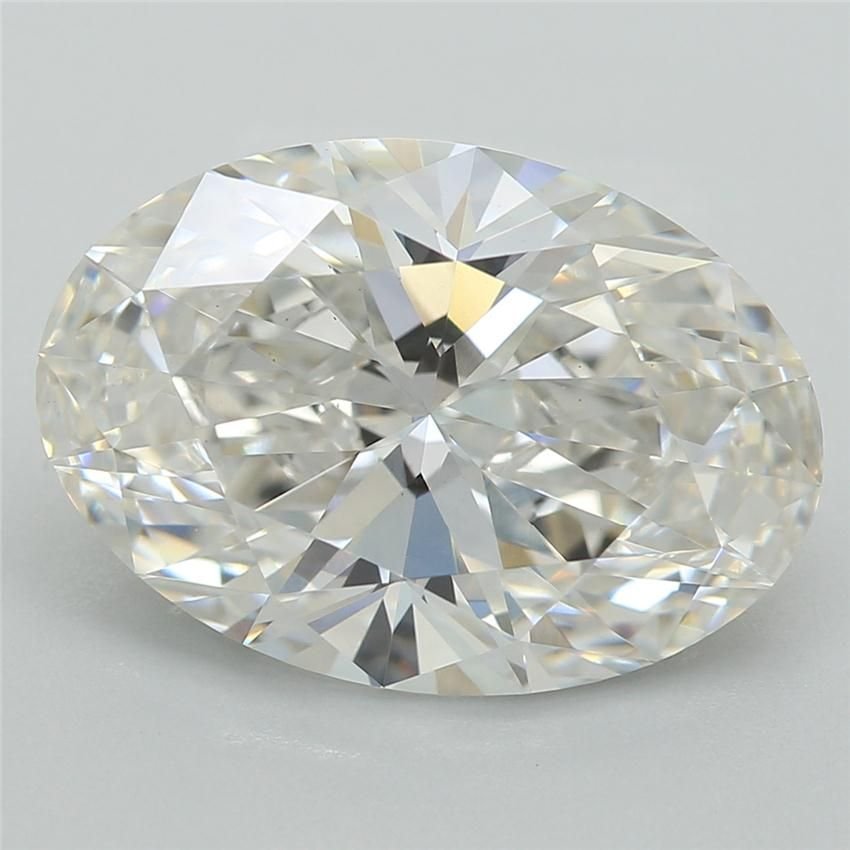 3.06ct G VS1 Rare Carat Ideal Cut Oval Lab Grown Diamond