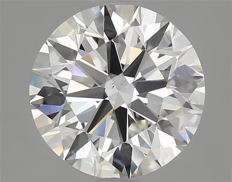 3.09ct H VS2 Rare Carat Ideal Cut Round Diamond