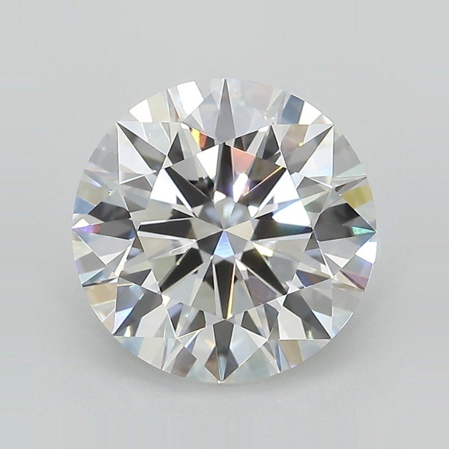 3.74ct E VVS2 Rare Carat Ideal Cut Round Lab Grown Diamond