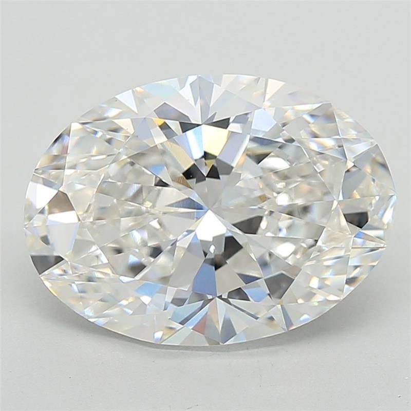 4.80ct F VS1 Rare Carat Ideal Cut Oval Lab Grown Diamond