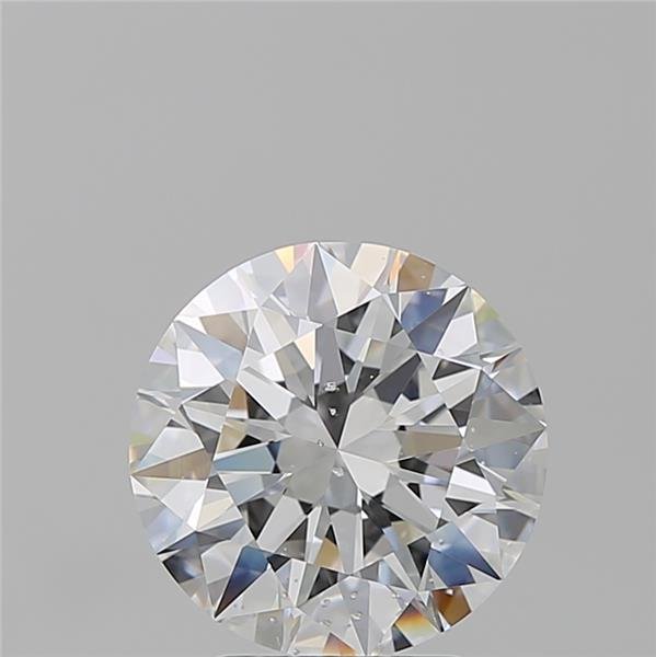 3.02ct D SI1 Rare Carat Ideal Cut Round Diamond