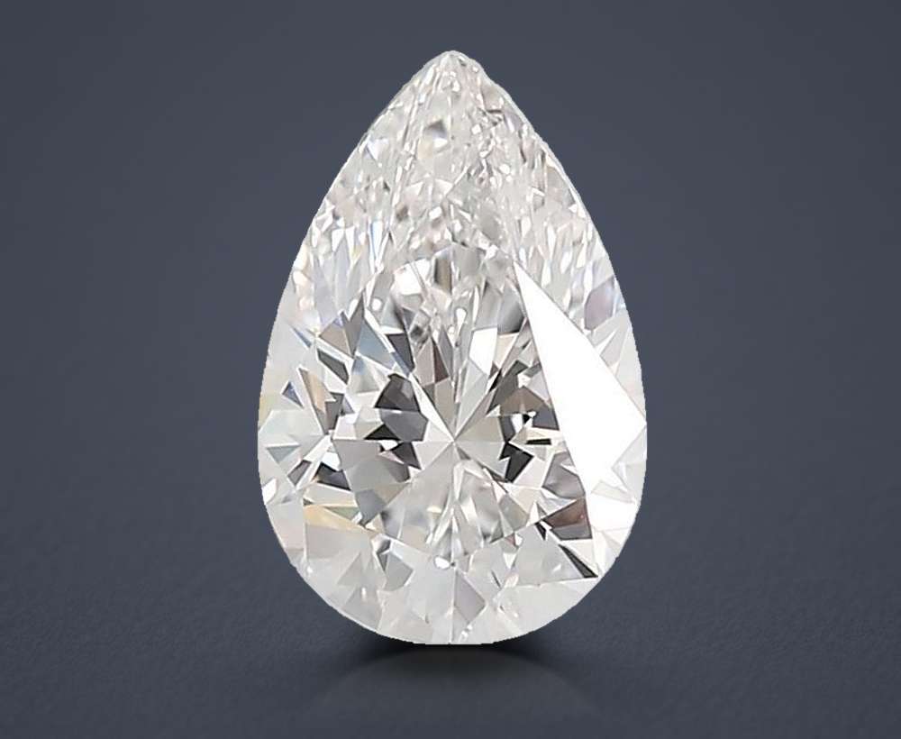 1.50 Carat Pear Lab Diamond
