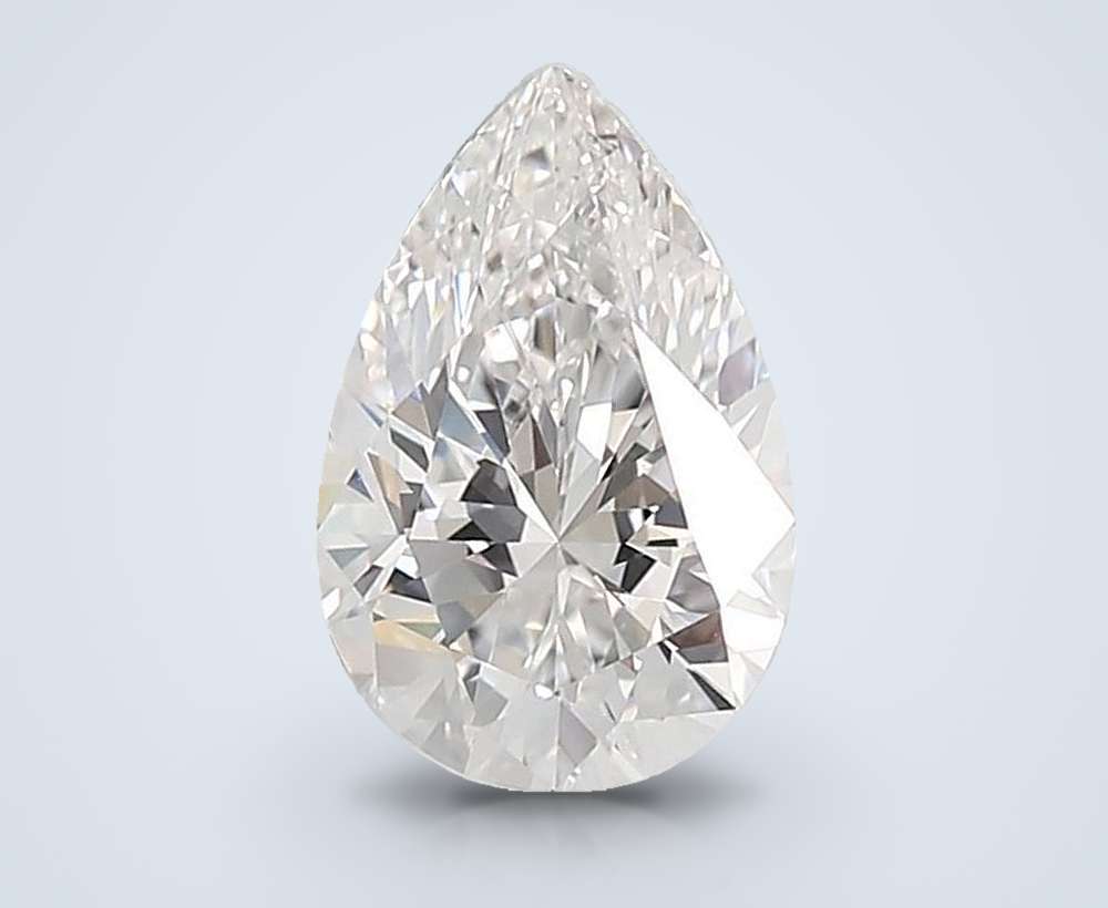1.50 Carat Pear Lab Diamond