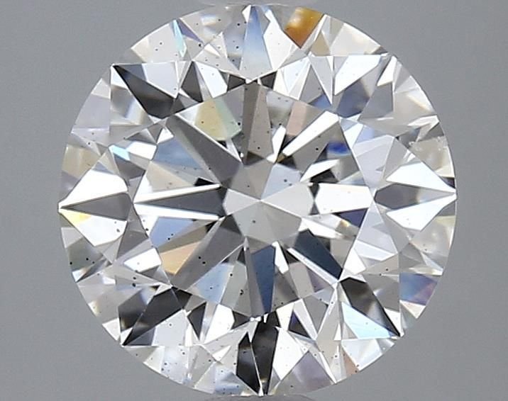 2.96ct E SI1 Excellent Cut Round Lab Grown Diamond