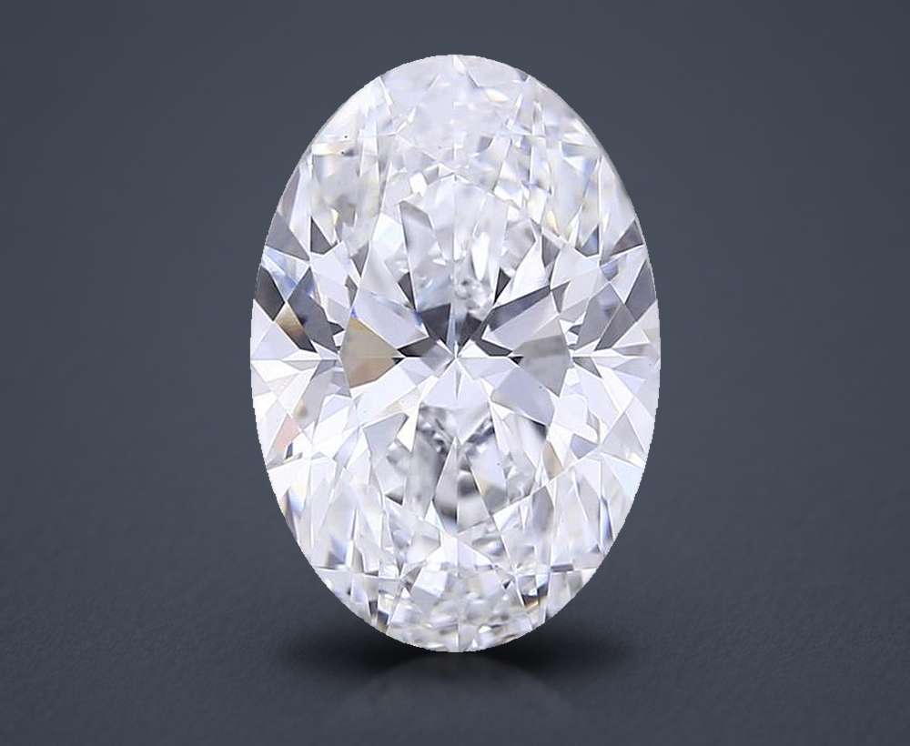 6.02 Carat Oval Lab Diamond