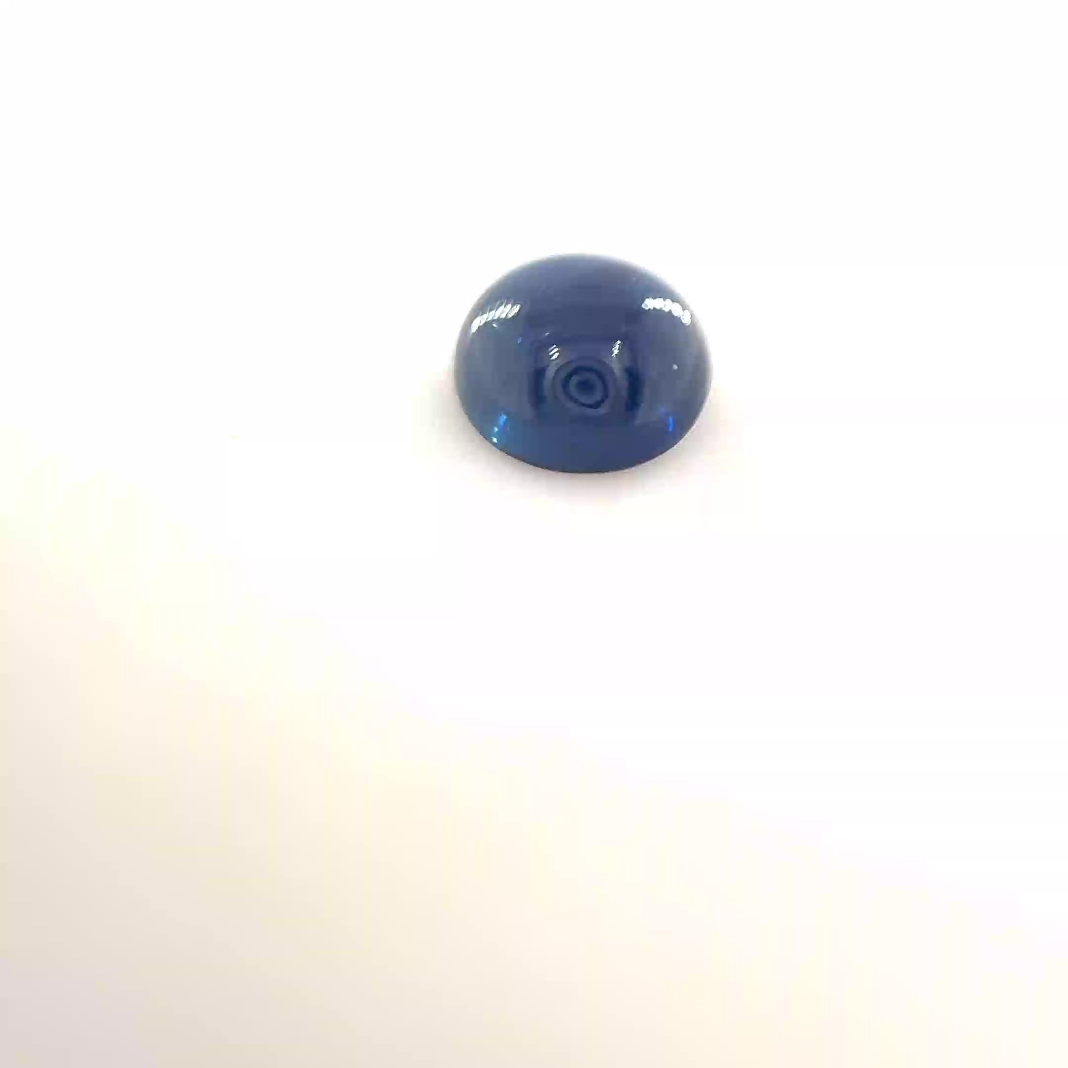 0.93 Carat Blue Round Sapphire