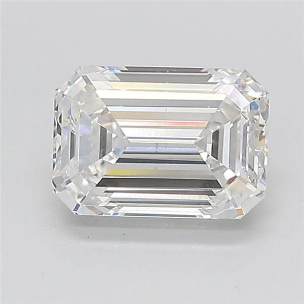 1.63ct D VS1 Rare Carat Ideal Cut Emerald Lab Grown Diamond