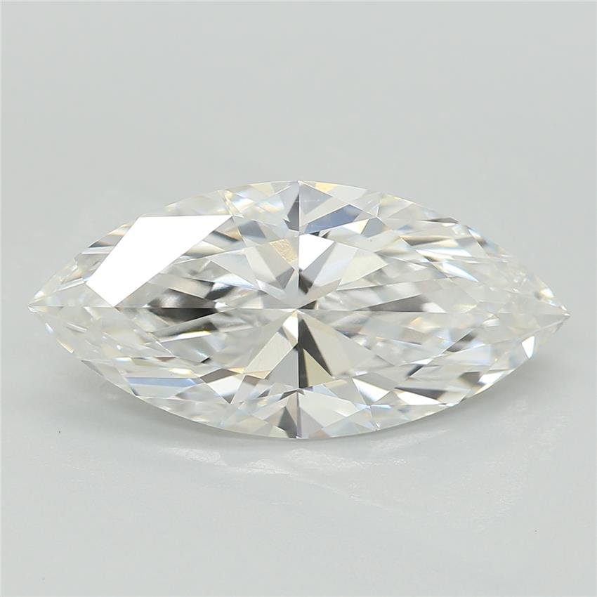 2.09ct E VVS2 Rare Carat Ideal Cut Marquise Lab Grown Diamond