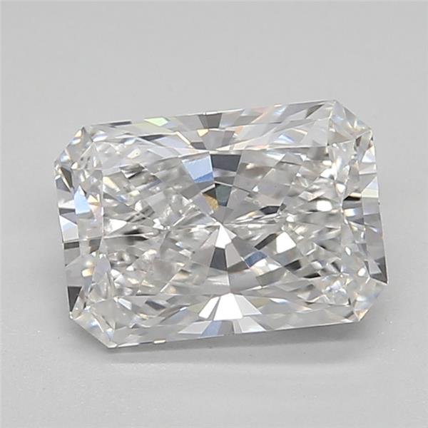 1.36ct E VVS2 Rare Carat Ideal Cut Radiant Lab Grown Diamond