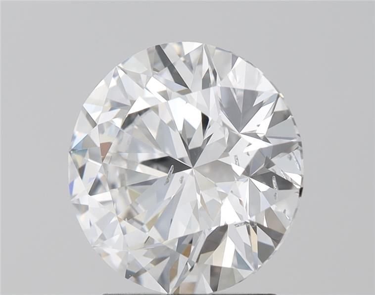 2.43ct D SI2 Rare Carat Ideal Cut Round Lab Grown Diamond