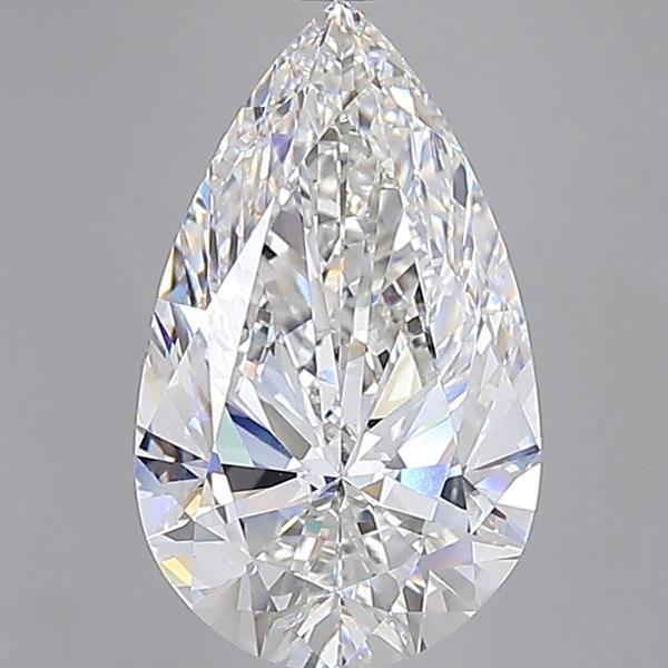 15.06ct F VVS2 Excellent Cut Pear Lab Grown Diamond