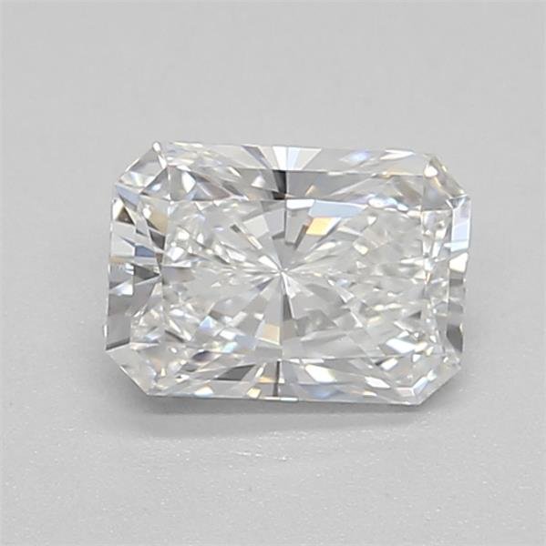 0.61ct E VVS2 Very Good Cut Radiant Lab Grown Diamond