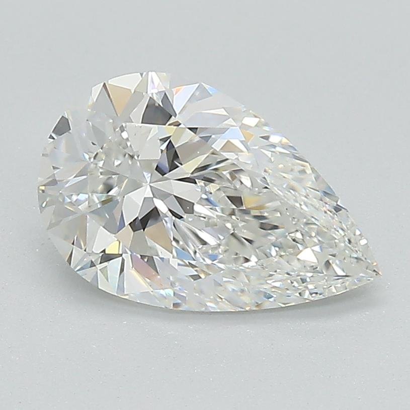 1.53ct F VS2 Rare Carat Ideal Cut Pear Lab Grown Diamond