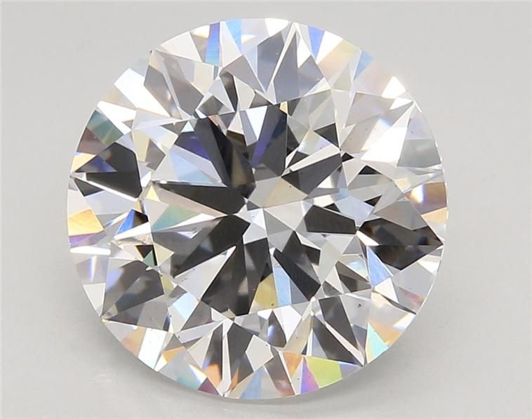 7.02ct E VS2 Rare Carat Ideal Cut Round Lab Grown Diamond
