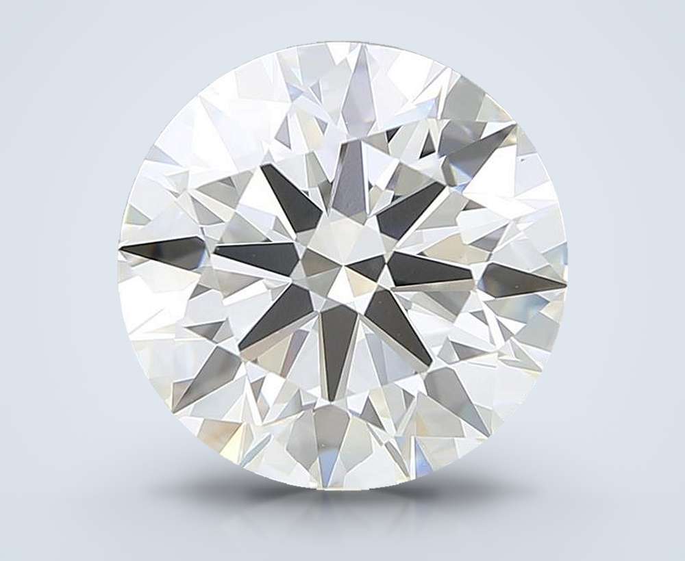 6.71 Carat Round Lab Diamond