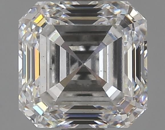 1.68ct F VS2 Rare Carat Ideal Cut Asscher Lab Grown Diamond