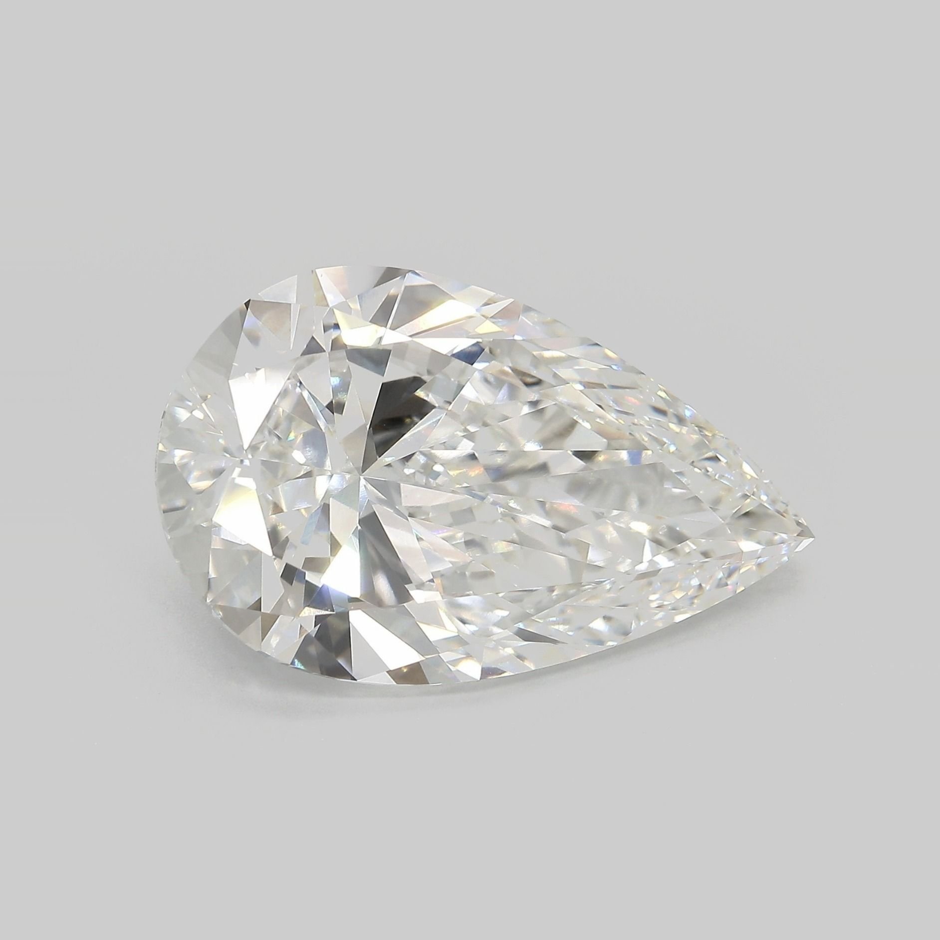 13.07ct G VS1 Rare Carat Ideal Cut Pear Lab Grown Diamond