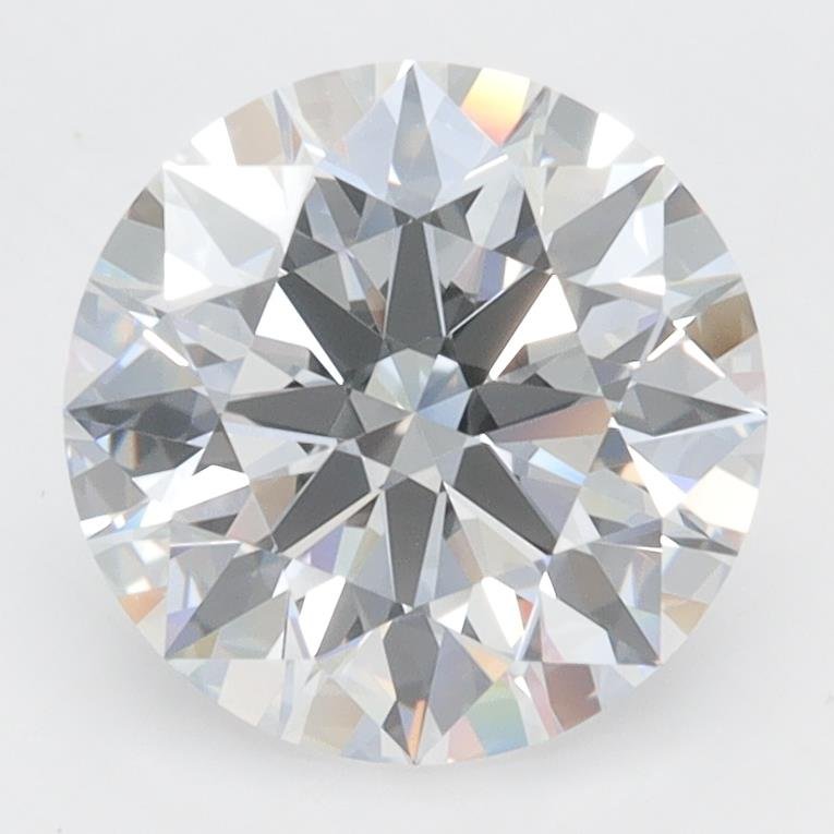 2.66ct D VVS1 Rare Carat Ideal Cut Round Lab Grown Diamond