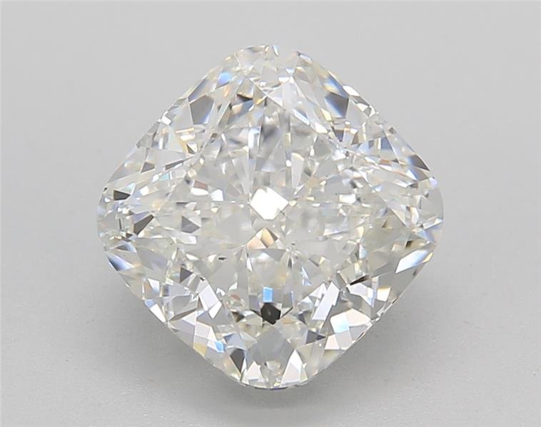 3.17ct G VS2 Rare Carat Ideal Cut Cushion Lab Grown Diamond