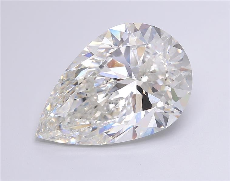 10.26ct G VS2 Rare Carat Ideal Cut Pear Lab Grown Diamond