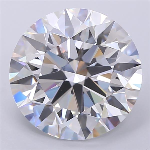 6.04 Carat Round Lab Diamond