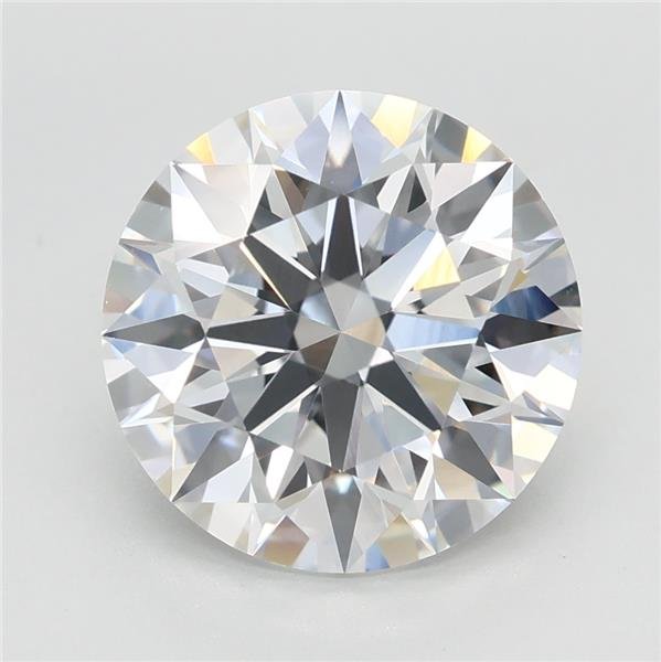 3.08ct F VVS1 Rare Carat Ideal Cut Round Lab Grown Diamond