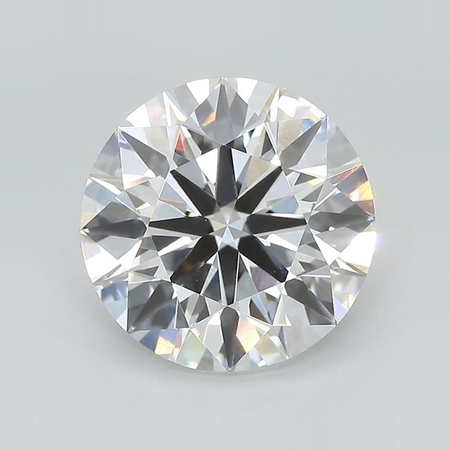 4.39ct E VVS2 Excellent Cut Round Lab Grown Diamond