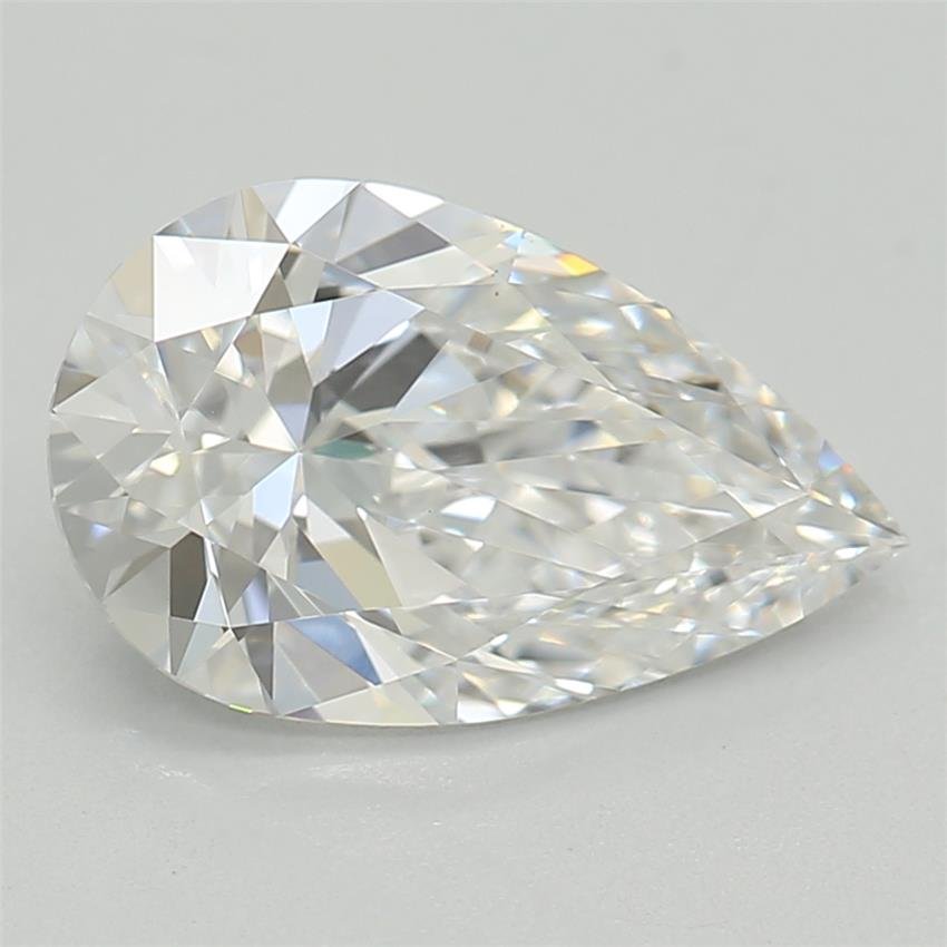 1.08ct D VS1 Rare Carat Ideal Cut Pear Lab Grown Diamond