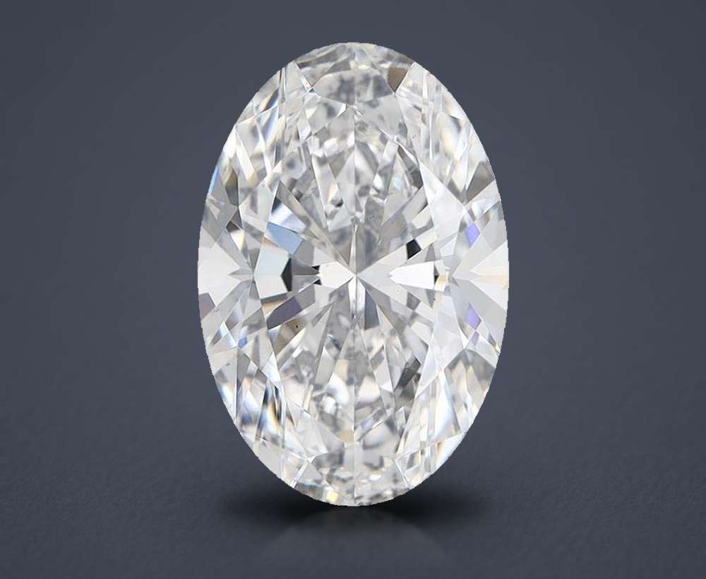 4.00 Carat Oval Lab Diamond