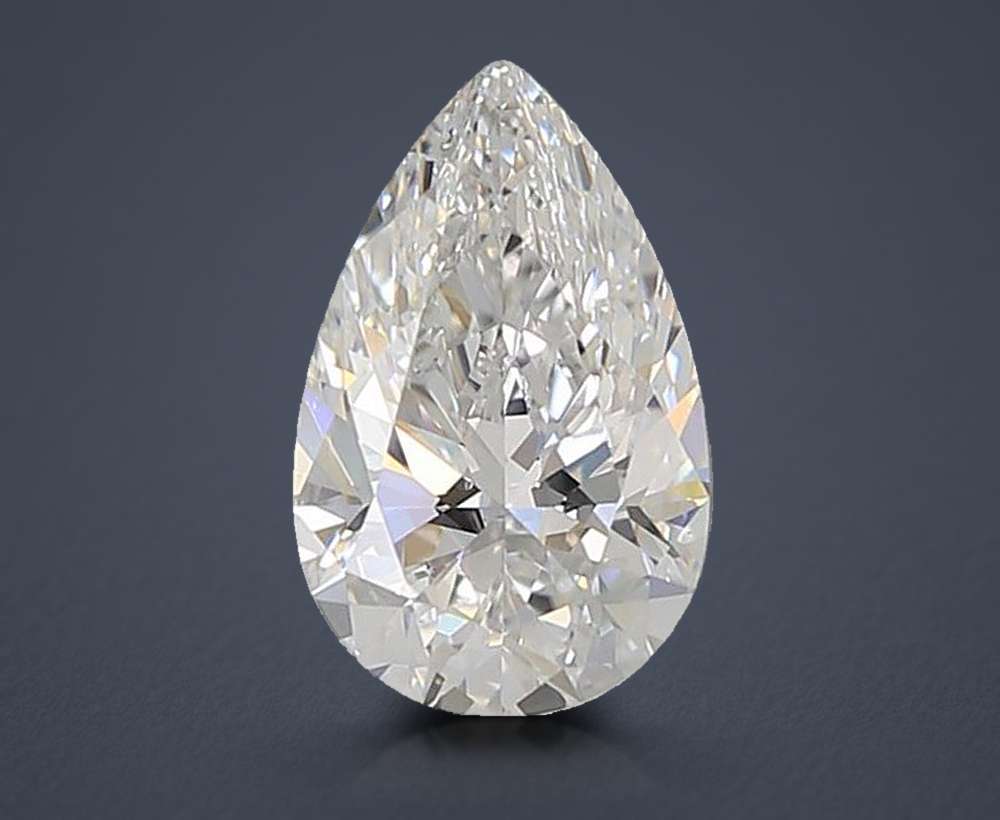 1.58 Carat Pear Lab Diamond