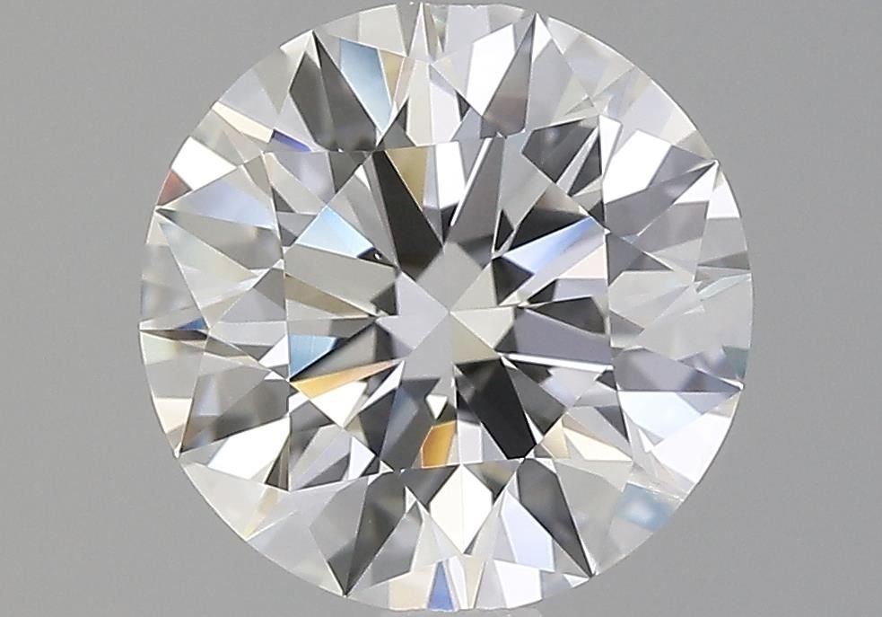 3.16ct F SI1 Very Good Cut Round Diamond