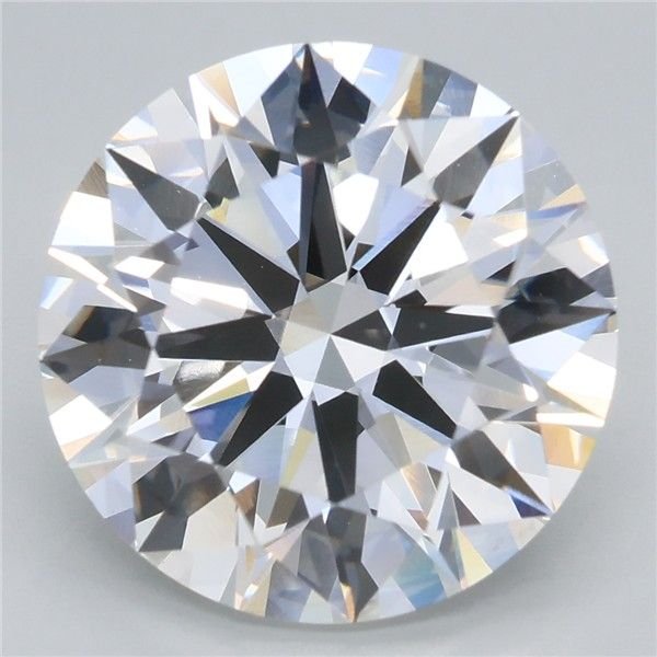 5.04ct F VVS2 Rare Carat Ideal Cut Round Lab Grown Diamond