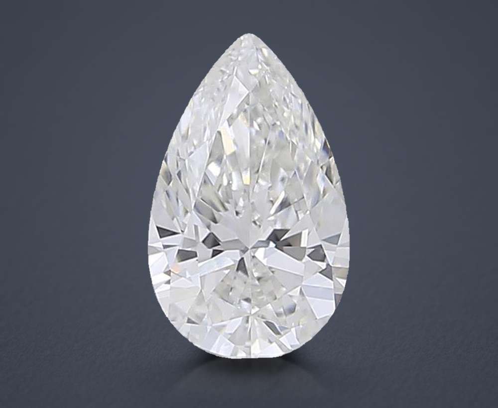 0.61 Carat Pear Lab Diamond