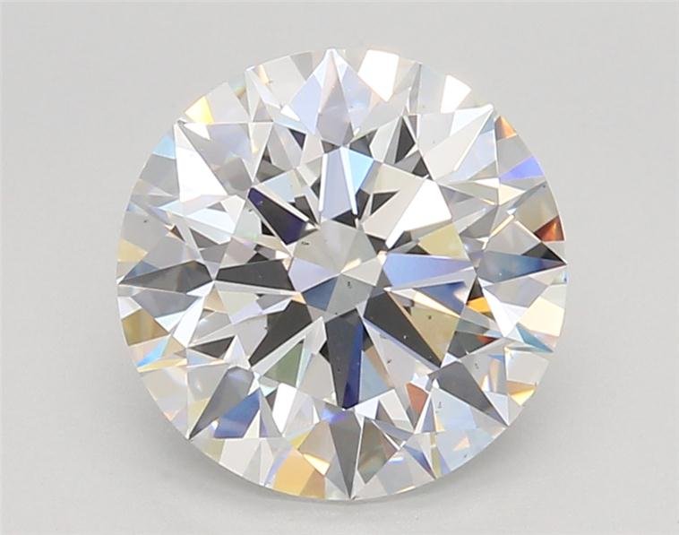 3.08ct E VS2 Rare Carat Ideal Cut Round Lab Grown Diamond