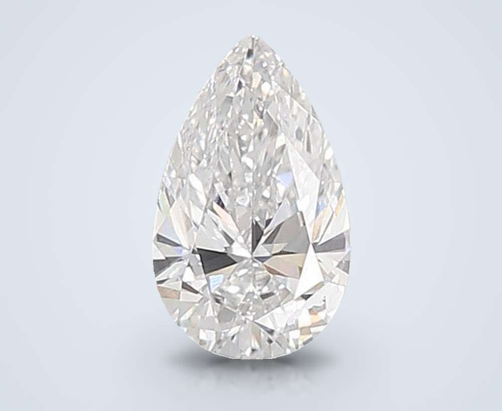 1.59 Carat Pear Lab Diamond