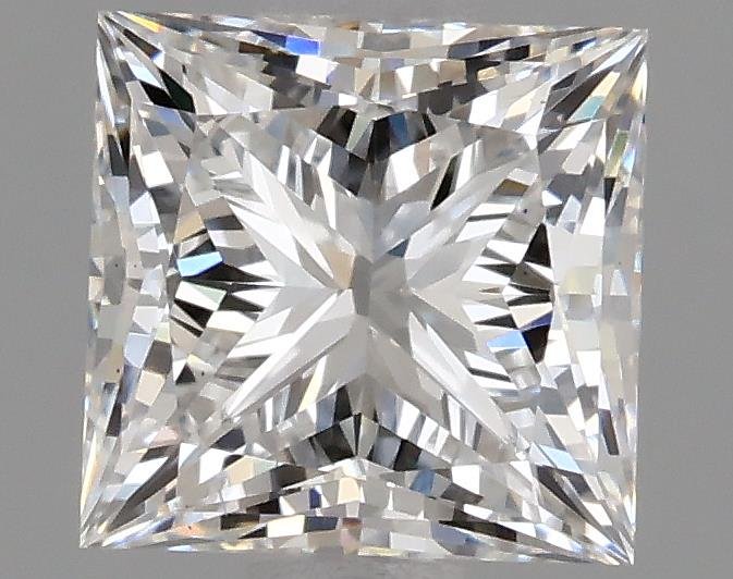 1.28ct E VS2 Rare Carat Ideal Cut Princess Lab Grown Diamond