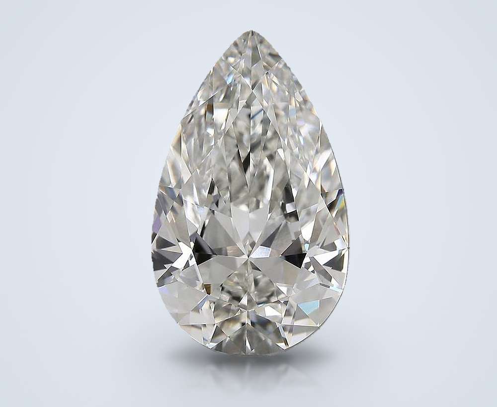 4.00 Carat Pear Lab Diamond