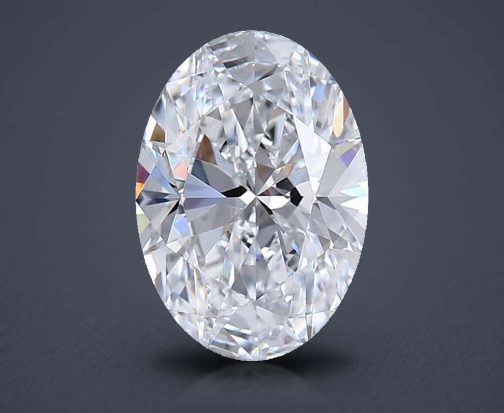 1.62 Carat Oval Lab Diamond