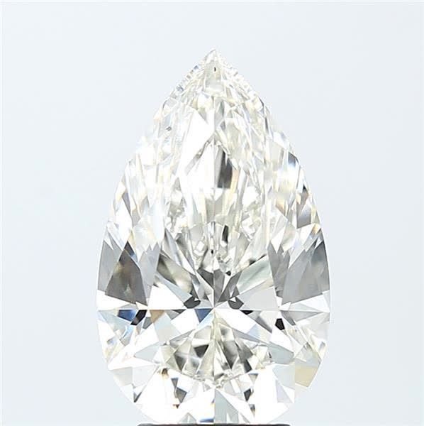 4.30ct I VS1 Rare Carat Ideal Cut Pear Lab Grown Diamond