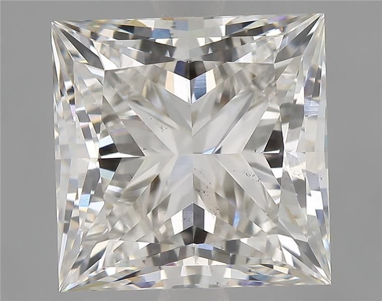 4.03ct H SI1 Rare Carat Ideal Cut Princess Lab Grown Diamond