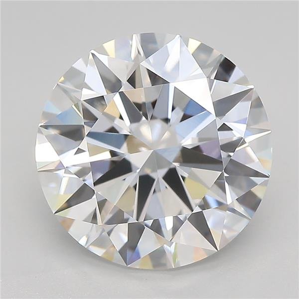 5.05ct E VVS2 Rare Carat Ideal Cut Round Lab Grown Diamond