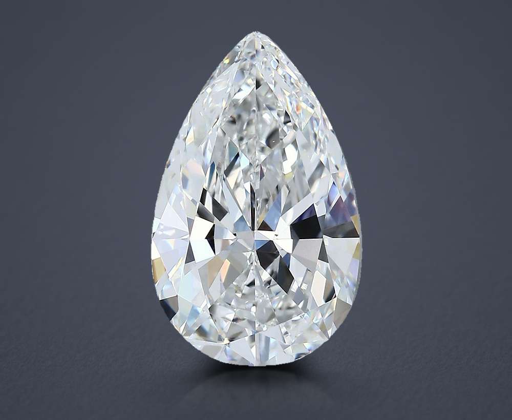 4.71 Carat Pear Natural Diamond