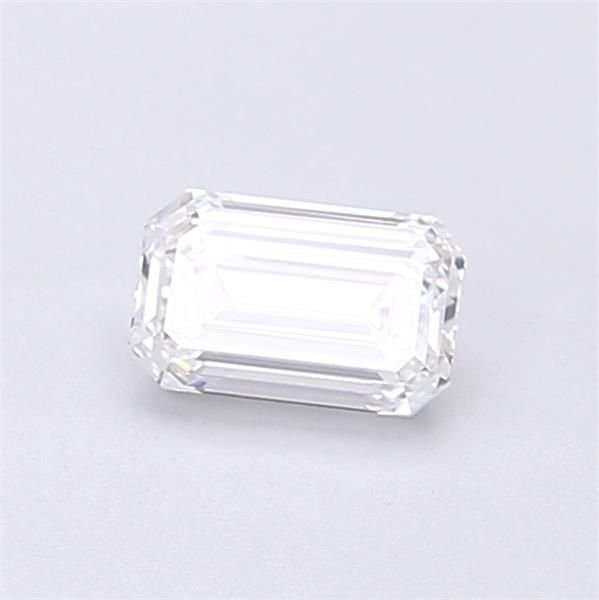 0.52ct D VVS2 Rare Carat Ideal Cut Emerald Lab Grown Diamond