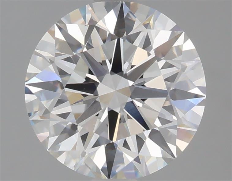 2.03ct F SI1 Rare Carat Ideal Cut Round Lab Grown Diamond