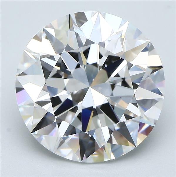 5.42ct D VVS1 Rare Carat Ideal Cut Round Diamond