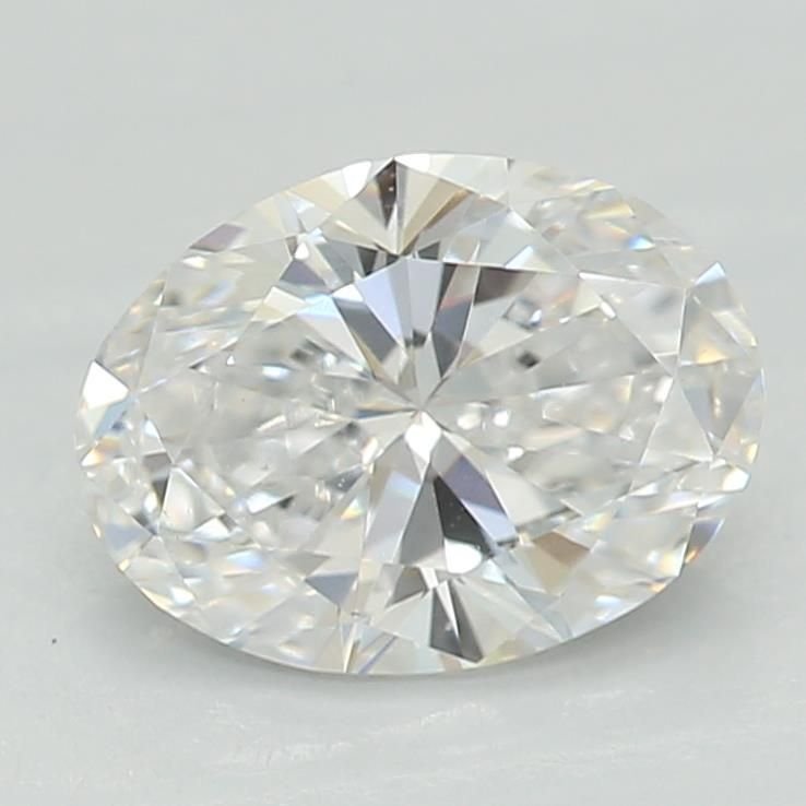 0.74ct D VS1 Rare Carat Ideal Cut Oval Lab Grown Diamond