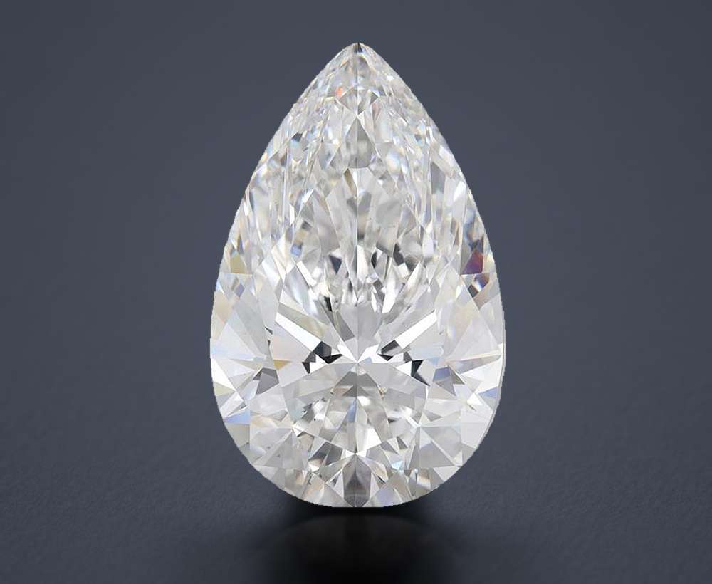 9.38 Carat Pear Lab Diamond