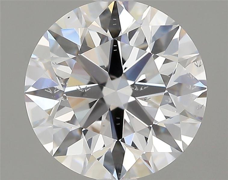 2.07ct D SI1 Rare Carat Ideal Cut Round Lab Grown Diamond