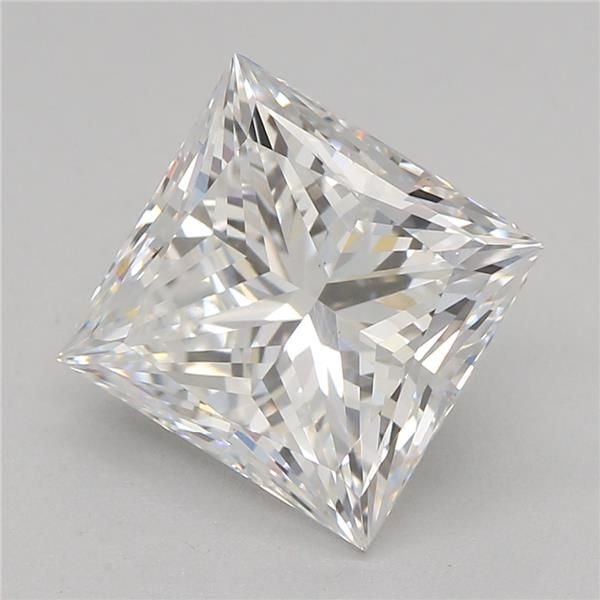 2.21ct D VS2 Rare Carat Ideal Cut Princess Lab Grown Diamond