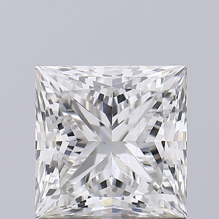 1.06ct H VS2 Rare Carat Ideal Cut Princess Lab Grown Diamond